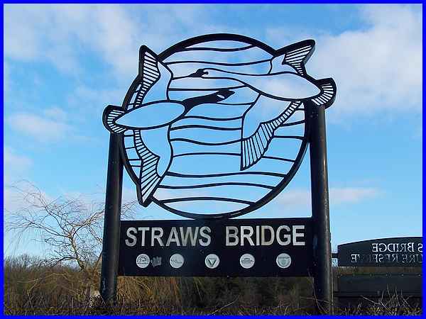 Straws Bridge Sign