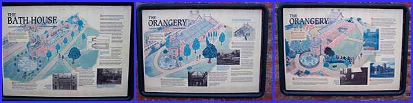 The Orangery Information Boards.