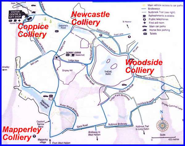 Map of Colliery Sites