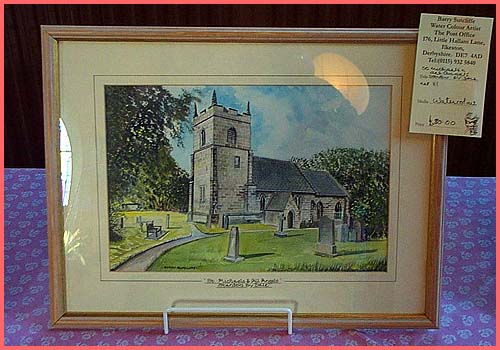 Barry's water colour of St Michael's
